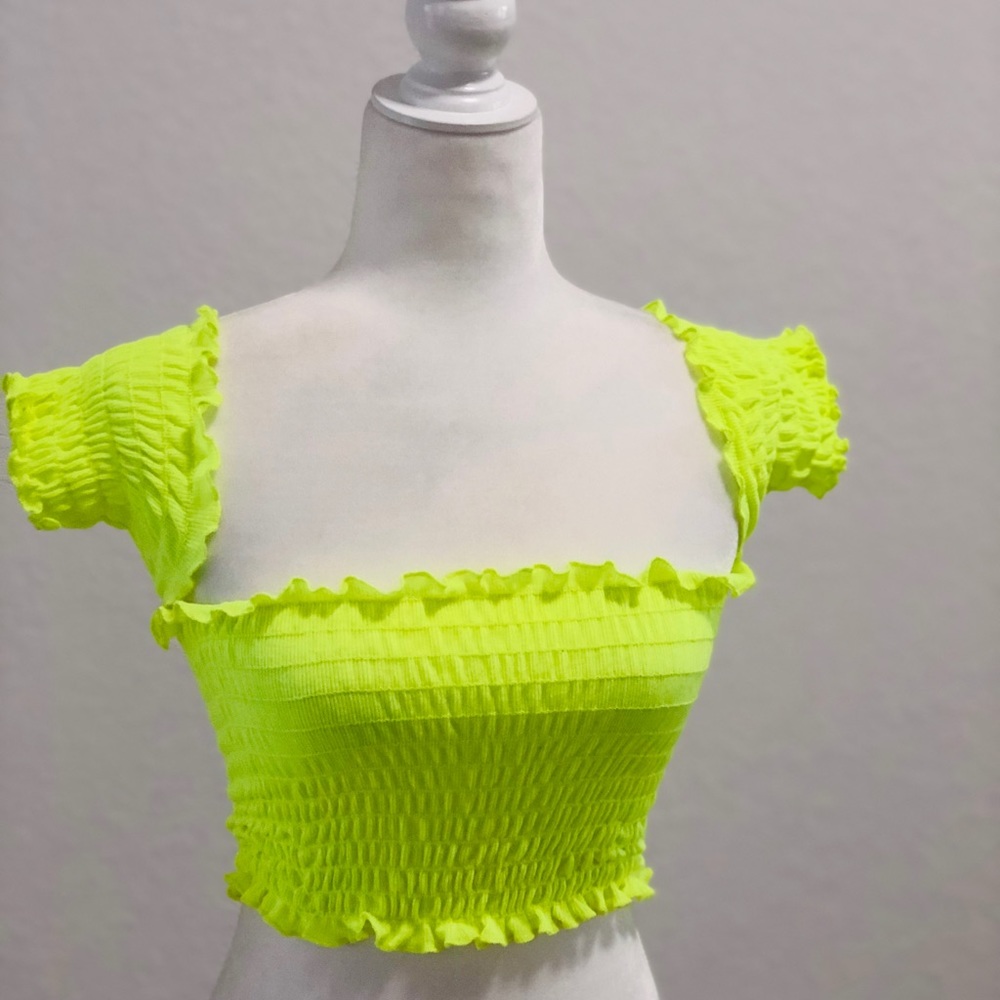Neon Yellow Crop